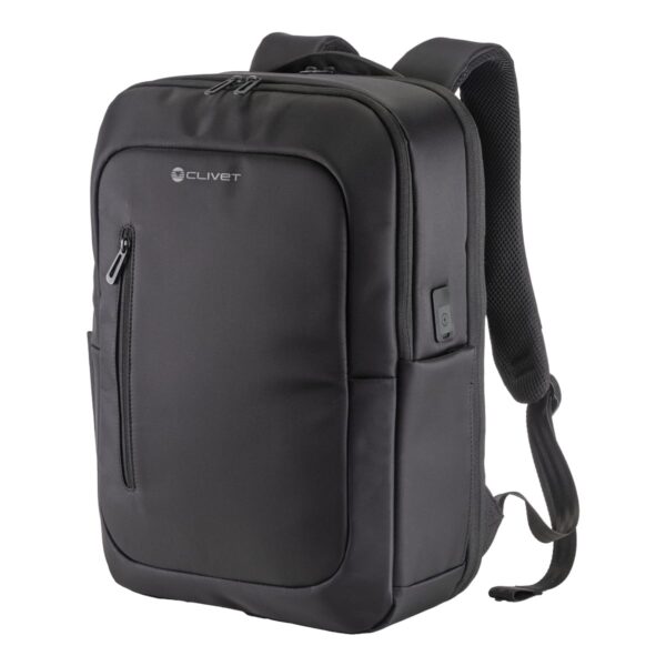 PC backpack (15.7") in black polyester - Image 3