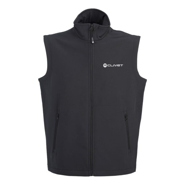 Black Men's softshell vest