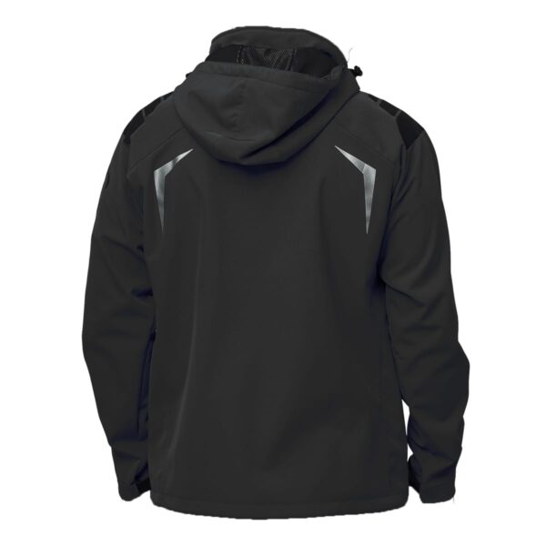 Black Men's softshell jacket - Image 2