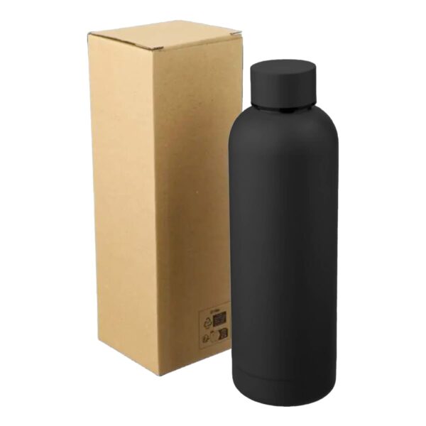 Black 500ml thermal bottle - Image 3