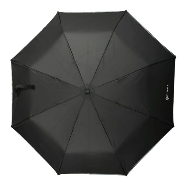 Black Umbrella with grey border - Image 2