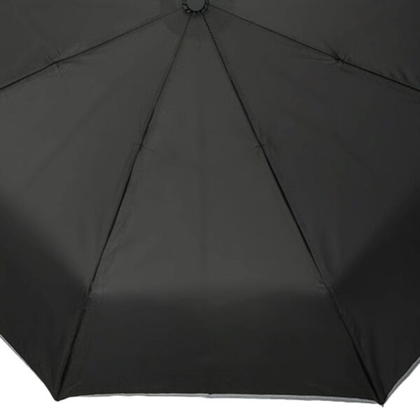 Black Umbrella with grey border - Image 3